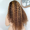 BOGO KissLove Ombre Highlight T Part 6x6x1.5 Lace Front Wig Body Wave Jerry Curl Hair