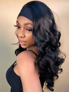 Headband Wig Body Wave Gluless 10A Virgin Humam Hair Wigs - KissLove Hair