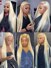 Kisslove 613 Blonde Straight Hair Invisi-Drawstring 360 Lace Frontal Wig Glueless Colored Human Hair Wig