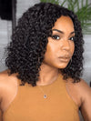 Curly Short Bob Wigs 13x4 HD Lace Front Human Hair Wigs - KissLove Hair