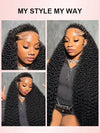 40 Inch Curly Hair Wig 13x6 HD Lace Wig Pre Plucked Long Wigs for Sale - KissLove Hair