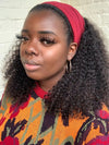 Kinky Curly Hair Headband Wig Glueless Brazilian Virgin Hair Human Hair Wigs - KissLove Hair