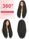Kinky Straight Glueless Headband Wig Grade 14A Virgin Human Hair Wigs - KissLove Hair