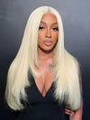 Layered 613 Blonde Wig 13x4 HD Lace Front Human Hair Wigs Brazilian Straight Hair - KissLove Hair
