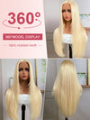 Layered 613 Blonde Wig 13x4 HD Lace Front Human Hair Wigs Brazilian Straight Hair - KissLove Hair