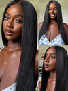 BOGO Yaki Straight Hair 13x4 Lace Front Wig Pre Everything Glueless Lace Wigs