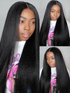 BOGO Yaki Straight Hair 13x4 Lace Front Wig Pre Everything Glueless Lace Wigs