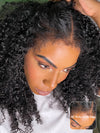 KissloveHair Kinky Curly Snug Fit 360 Lace Wig Kinky Edge Glueless Wig with Invisi Drawstring - KissLove Hair