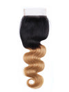 Ombre Blonde Bundles With 5x5 13x4 Lace Frontal Closure Body Wave Human Hair