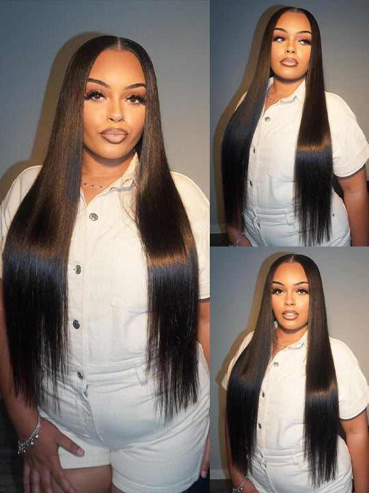 [Limited Sale] Pre Cut 13x6 Full Lace Frontal Wig Glueless Ear to Ear Parting Max Lace Frontal Wigs