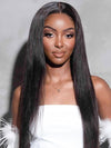 Pre-Everything 10x6 Parting Max Lace Closure Bone Straight Human Hair Wig With Elastic Drawsting