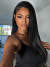 Pre-Everything 10x6 Parting Max Lace Closure Bone Straight Human Hair Wig With Elastic Drawsting