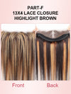 Kisslove Zip & Go Magic Lace Highlight Wig 13x4/ 6x4.5 Replaceable Lace Front Wig Bone Straight Human Hair Wigs