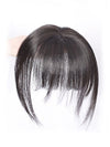 Kisslove Short Clip In Air Bang Natural Black Human Hair Bang Extension For Women