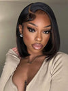 [Glueless Wig] Side Part Bob Wig 6x4x1.25 Mini Lace Wig Straight Human Hair Wigs - KissLove Hair