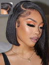 [Glueless Wig] Side Part Bob Wig 6x4x1.25 Mini Lace Wig Straight Human Hair Wigs - KissLove Hair