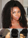 KissloveHair Kinky Curly Snug Fit 360 Lace Wig Kinky Edge Glueless Wig with Invisi Drawstring - KissLove Hair