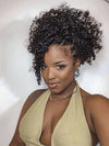 BOGO Sale Invisi-Drawstring Kinky Curly Hair 360 Lace Wig Glueless Pre Everything Lace Wigs