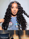 KissLove New Wand Curl Hairstyle HD 13x4 Lace Frontal Wig Pre Plucked Glueless Wig