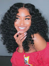 KissLove New Wand Curl Hairstyle HD 13x4 Lace Frontal Wig Pre Plucked Glueless Wig