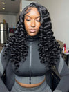 KissLove New Wand Curl Hairstyle HD 13x4 Lace Frontal Wig Pre Plucked Glueless Wig