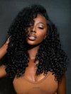 KissLove New Wand Curl Hairstyle HD 13x4 Lace Frontal Wig Pre Plucked Glueless Wig