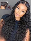 Water Wave Easi-Drawstring Wig Brazilian Virgin Human Hair 4x4 13x4 Lace Front Wigs - KissLove Hair