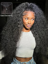 Water Wave Easi-Drawstring Wig Brazilian Virgin Human Hair 4x4 13x4 Lace Front Wigs - KissLove Hair