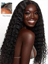 Water Wave Easi-Drawstring Wig Brazilian Virgin Human Hair 4x4 13x4 Lace Front Wigs - KissLove Hair