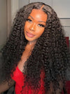 Water Wave Easi-Drawstring Wig Brazilian Virgin Human Hair 4x4 13x4 Lace Front Wigs - KissLove Hair