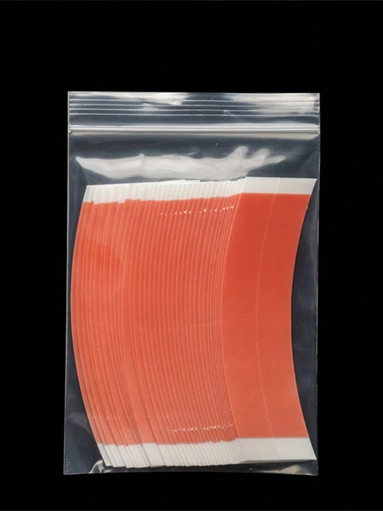 Kisslove Waterproof Toupee Tape Double Side Curved Accessories 20 Pcs