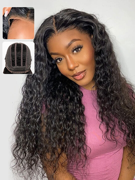 [Wear & Go] Pre-Everything Breathable Air Wig 4x4/6x4.5/13x4 Lace Wigs Water Wave - Kisslove Hair