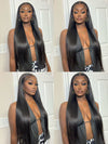 [Wear & Go] Glueless Air Wig Straight Hair 4x4/5x5/6x4.5 Glueless Lace Wig 14A Virgin Hair - Kisslove Hair