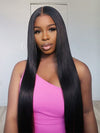 [Wear & Go] Glueless Air Wig Straight Hair 4x4/5x5/6x4.5 Glueless Lace Wig 14A Virgin Hair - Kisslove Hair