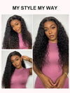 [Wear & Go] Glueless Air Wig Water Wave 4x4/5x5/6x4.5 Lace Closure Wig 14A Virgin Hair - Kisslove Hair