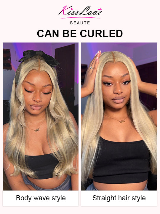 [18"=$139] Blonde Balayage on Brown Hair 5x5/13x6 Lace Frontal Wig Fast Overnight Shipping