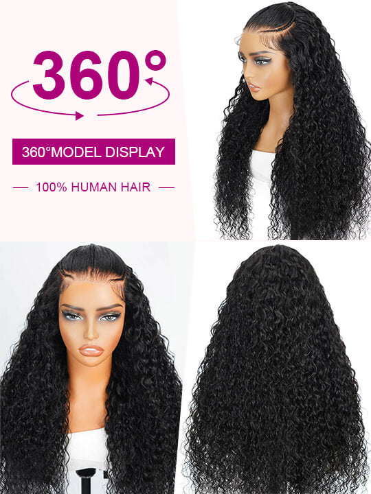 [Wear & Go] Pre-Everything Glueless 4x4/6x4.5/10x6 Lace Front Wigs Water Wave Human Hair - Kisslove Hair