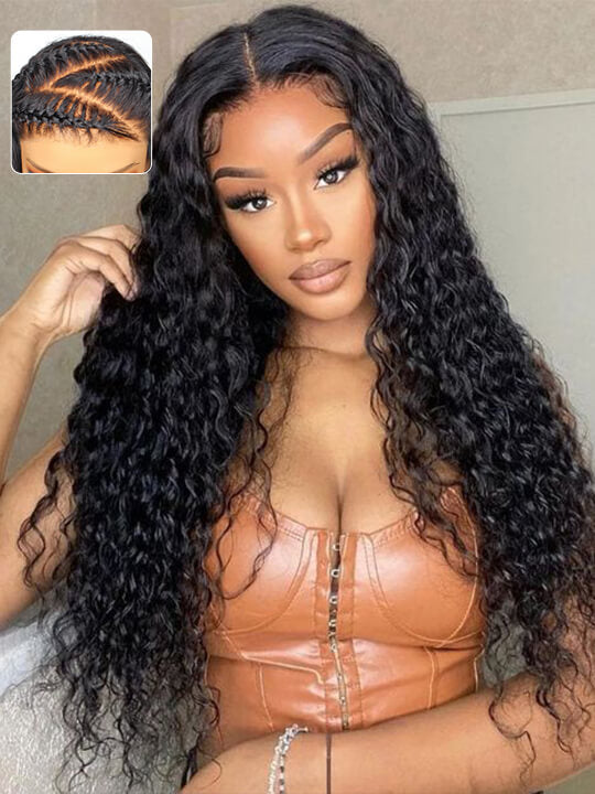 [Wear & Go] Pre-Everything Glueless 4x4/6x4.5/10x6 Lace Front Wigs Water Wave Human Hair - Kisslove Hair