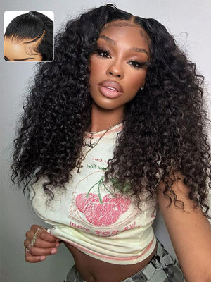 [Wear & Go] Pre-Everything Glueless 4x4/6x4.5/10x6 Lace Front Wigs Water Wave Human Hair - Kisslove Hair