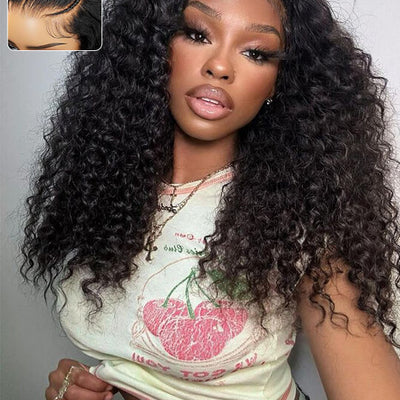[Wear & Go] Pre-Everything Glueless 4x4/6x4.5/10x6 Lace Front Wigs Water Wave Human Hair - Kisslove Hair