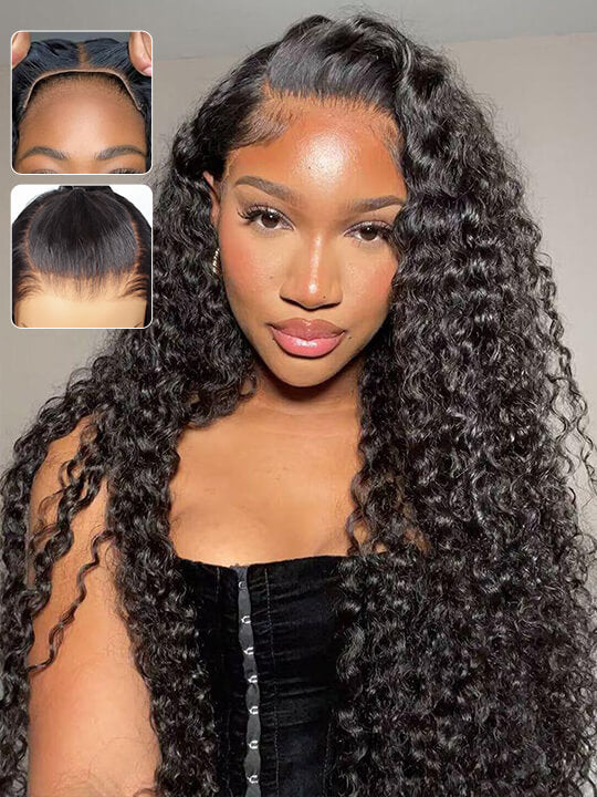 [Wear & Go] Pre-Everything Glueless 4x4/6x4.5/10x6 Lace Front Wigs Water Wave Human Hair - Kisslove Hair