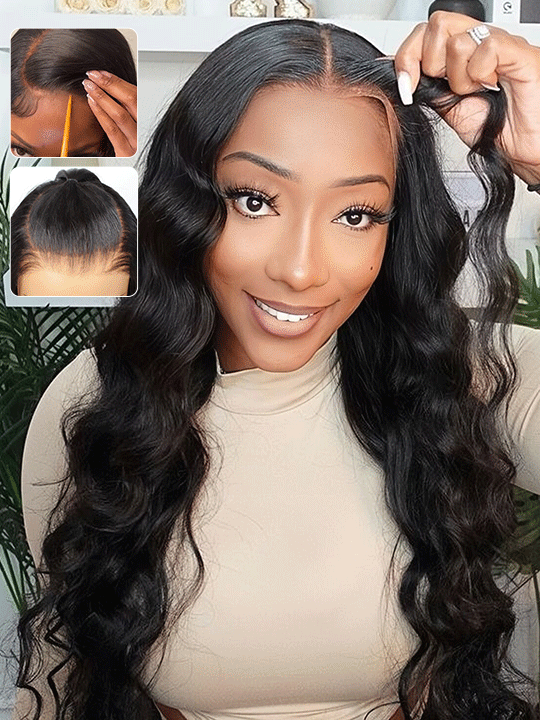 [Wear & Go] Pre-Everything Glueless 5x5/6x4.5/10x6 HD Lace Wig 3D Body Wave Virgin Human Hair - Kisslove Hair