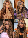 [Wear & Go] Pre-Everything Glueless Air Wig Highlight 3D Body Wave 6x4.5/13x4 Lace Wigs - Kisslove Hair