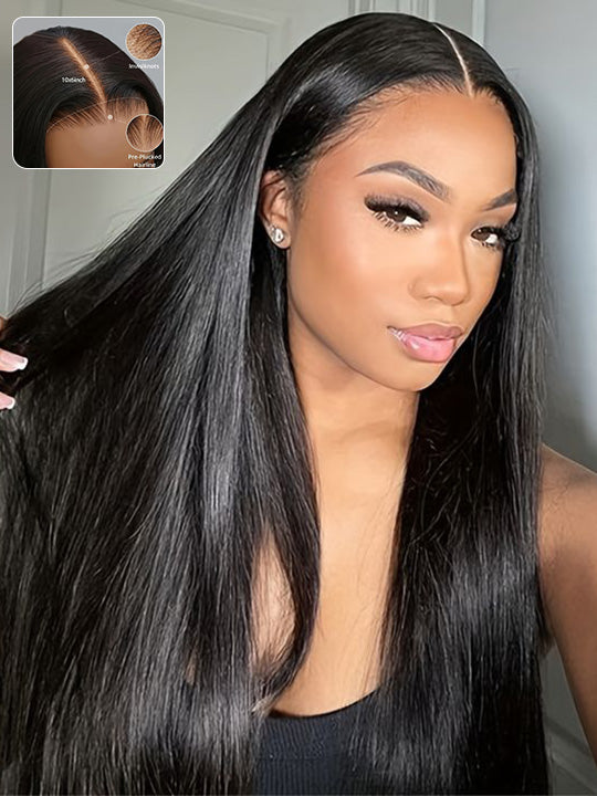 [Clearance] Glueless 10x6 Parting Max Lace Wig Put on & Go Bye Bye Knots Wigs - Kisslove Hair