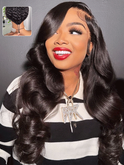 Pre-Bleached Knots Body Wave 13x4 HD Full Lace Frontal Wig Upgrade Ready to Go Wigs - KissLove Hair