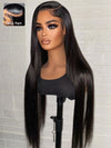 40 Inch 13x6 Full Lace Frontal Wig Long Straight Human Hair Wigs - KissLove Hair