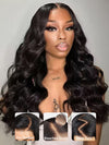 13x6 HD Lace Front Wig Body Wave Pre Plucked Glueless Wig Easi-Drawstring Cap Ready to Go Wig - KissLove Hair