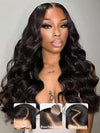 13x6 HD Lace Front Wig Body Wave Pre Plucked Glueless Wig Easi-Drawstring Cap Ready to Go Wig - KissLove Hair