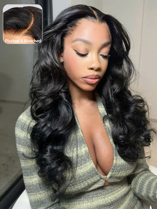 Kisslove 13x6 Full Lace Frontal Wig Glueless Bone Straight Drawstring Human Hair Wigs - KissLove Hair