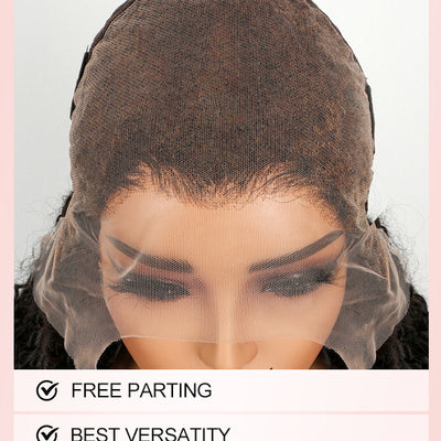 Black Bob Wig 13x6 Lace Frontal Wig Straight Virgin Human Hair Wigs With Full Ends - KissLove Hair